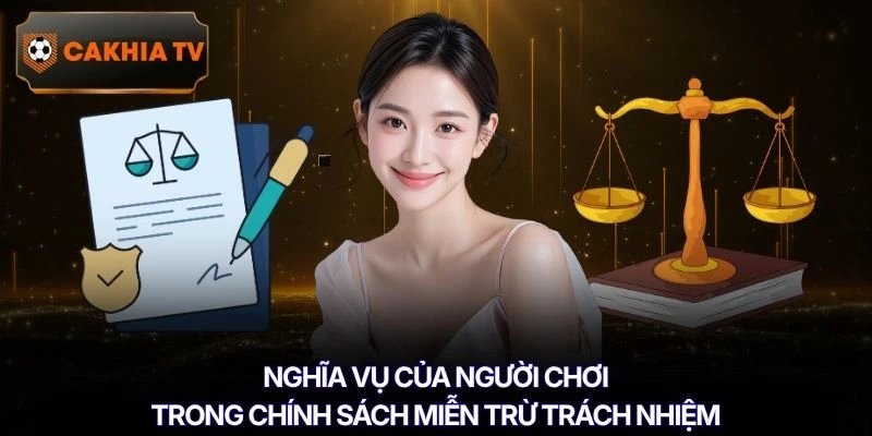 Nghĩa vụ của người chơi trong chính sách miễn trừ trách nhiệm