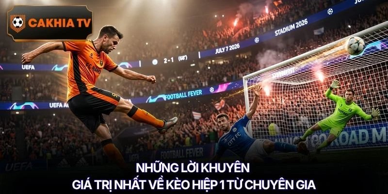 Những lời khuyên giá trị nhất về kèo hiệp 1 từ chuyên gia