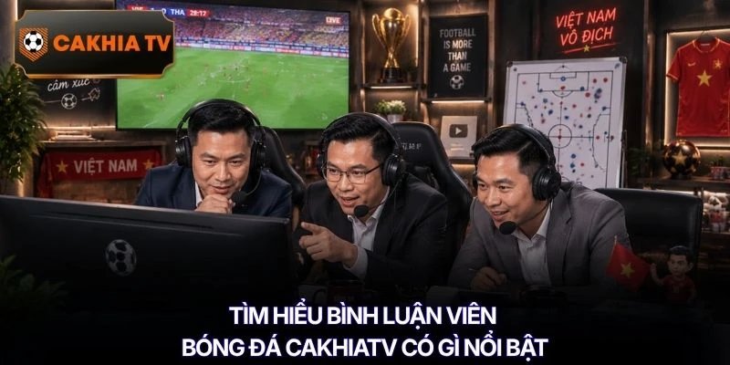 Tìm hiểu bình luận viên bóng đá Cakhiatv có gì nổi bật